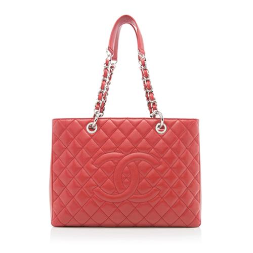 Chanel Caviar Leather Grand Shopping Tote