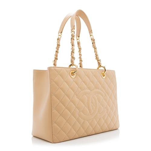 Chanel Caviar Leather Grand Shopping Tote