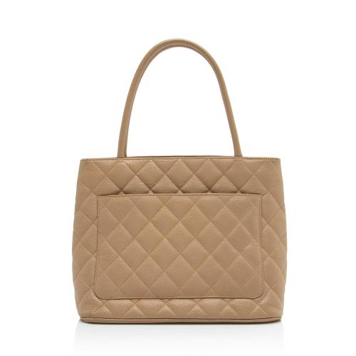 Chanel Caviar Leather Medallion Tote