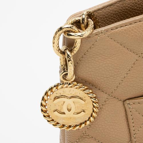 Chanel Caviar Leather Medallion Tote