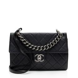 Chanel Caviar Leather Retro Class Medium Flap Bag