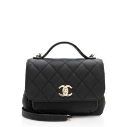 Chanel Caviar Leather Business Affinity Small Flap Bag