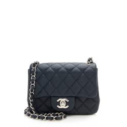 Chanel Caviar Leather Square Mini Flap Bag