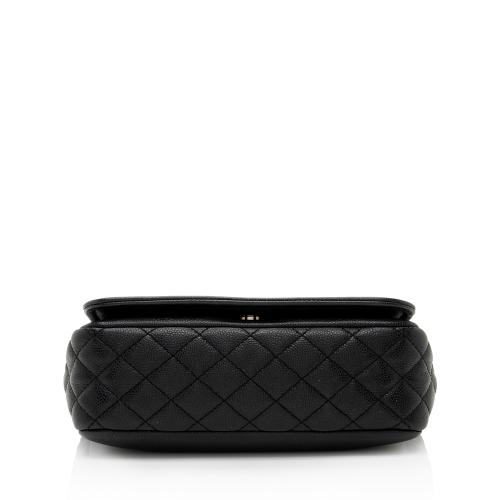 Chanel Caviar Leather Timeless CC Medium Flap Bag