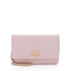 Chanel Caviar Leather Wallet on Chain