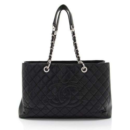 Chanel Caviar Leather XL Grand Shopping Tote