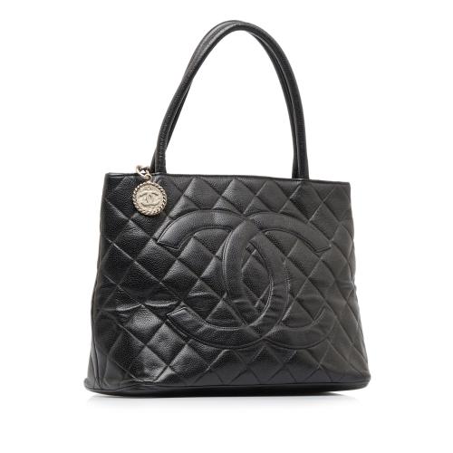 Chanel Caviar Medallion Tote Bag Chanel Handbags Bag Borrow or Steal