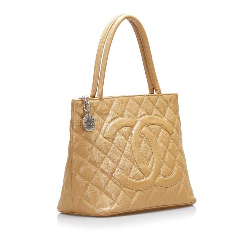 Chanel Caviar Medallion Tote