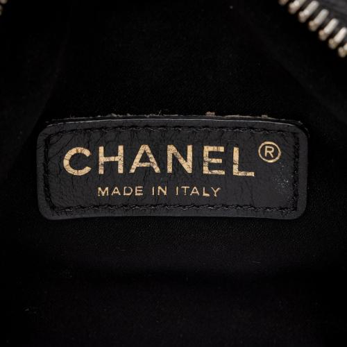 Chanel Chevron Lambskin Medallion Mini Camera Bag