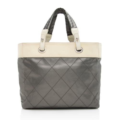 Chanel Coated Canvas Paris Biarritz Tote - FINAL SALE