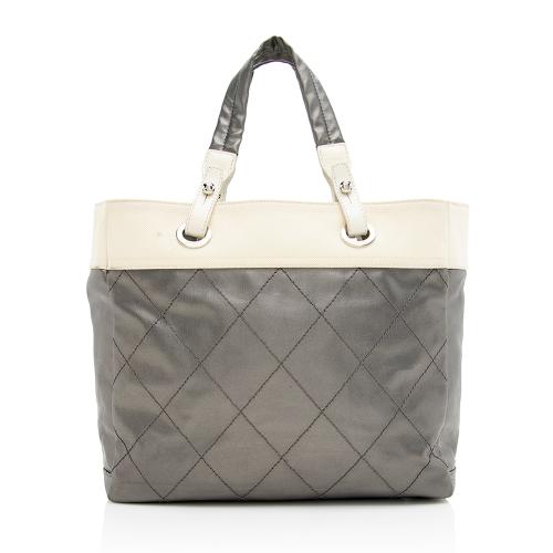 Chanel Coated Canvas Paris Biarritz Tote - FINAL SALE