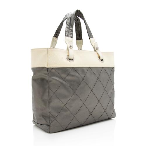 Chanel Coated Canvas Paris Biarritz Tote - FINAL SALE