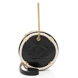 Chanel Crumpled Calfskin En Vogue Round Shoulder Bag