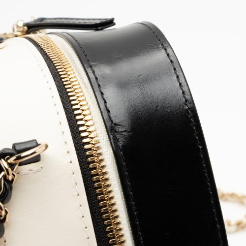 Chanel Crumpled Calfskin Mini Vanity Case Shoulder Bag