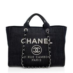 Chanel Denim Deauville Medium Tote