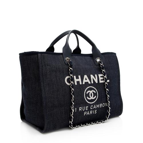 Chanel Denim Deauville Medium Tote