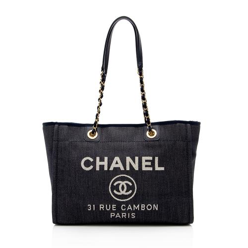 Chanel Denim Deauville Small Tote