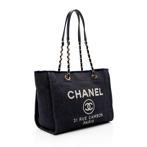 Chanel Denim Deauville Small Tote Chanel Handbags Bag Borrow or Steal