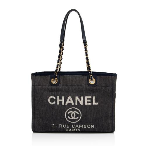 Chanel Denim Deauville Small Tote