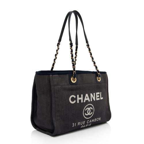 Chanel Denim Deauville Small Tote