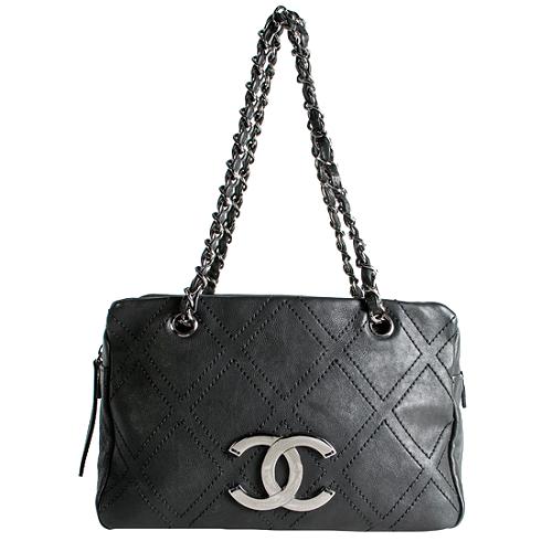 Chanel Diamond Stitch Satchel Handbag