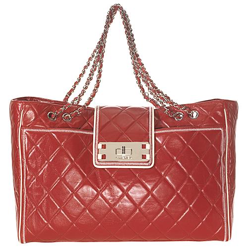 Chanel East West Large Shopping Tote