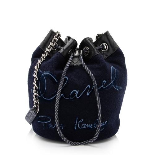 Chanel drawstring bucket bag 2018 best sale