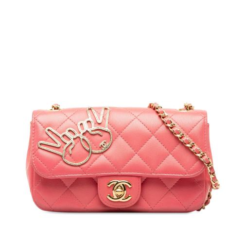 Chanel Extra Mini Lambskin V for Victory Flap