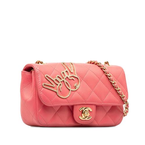 Chanel Extra Mini Lambskin V for Victory Flap