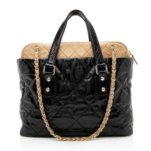 Chanel Glazed Calfskin Portobello Large Tote - FINAL SALE