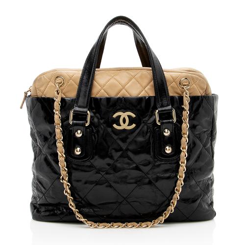 Chanel Glazed Calfskin Portobello Large Tote - FINAL SALE