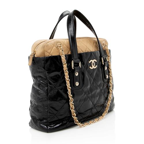 Chanel Glazed Calfskin Portobello Large Tote - FINAL SALE