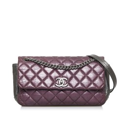 Chanel Glazed Matelasse Portobello Flap Bag