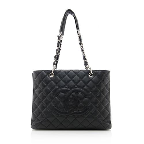 Chanel Caviar Leather Grand Shopping Tote