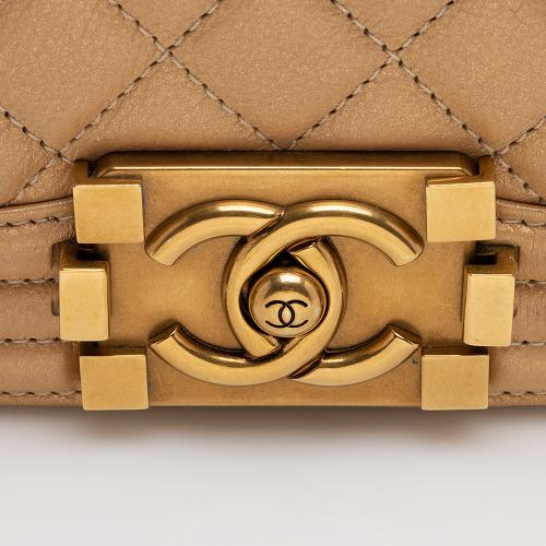 Chanel Iridescent Calfskin Old Medium Boy Bag