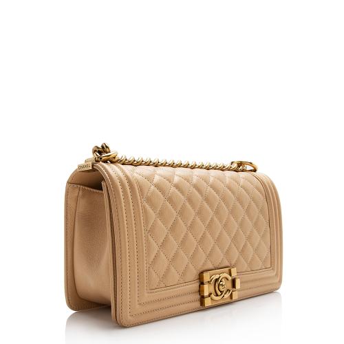 Chanel Iridescent Calfskin Old Medium Boy Bag