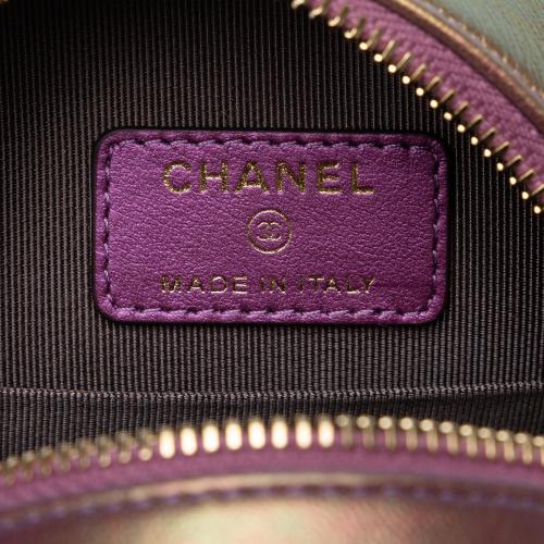 Chanel Iridescent Lambskin Round Crossbody