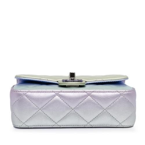 Chanel Iridescent Lambskin Wristlet Clutch Bag