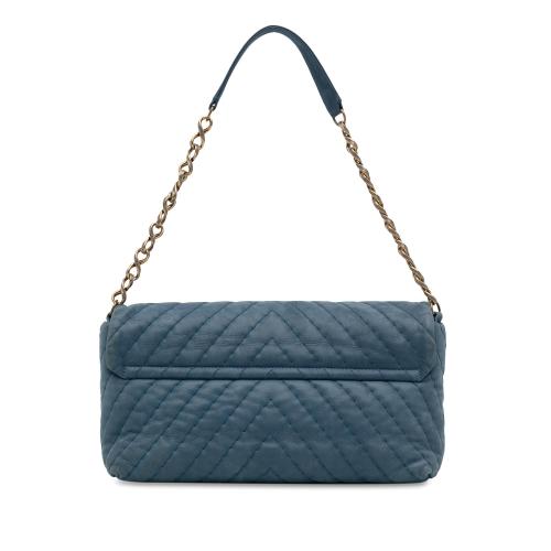 Chanel Jumbo Chevron Iridescent Surpique Flap