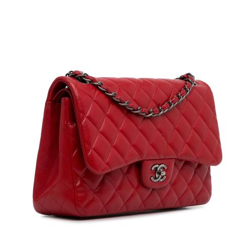 Chanel Jumbo Classic Caviar Double Flap