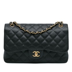 Chanel Jumbo Classic Caviar Double Flap