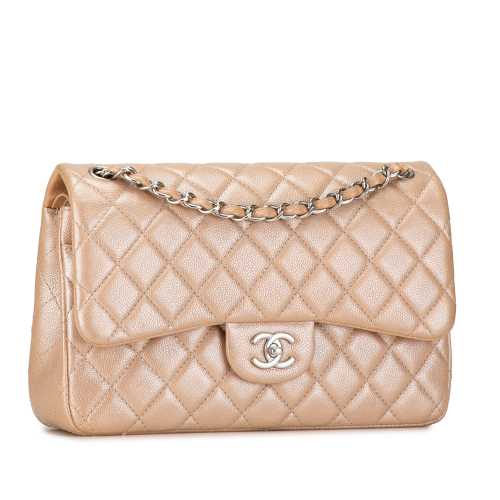 Chanel Jumbo Classic Iridescent Caviar Double Flap