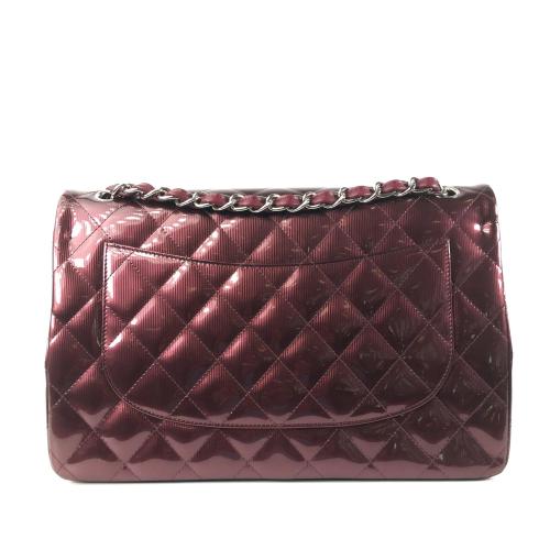 Chanel Jumbo Classic Patent Double Flap