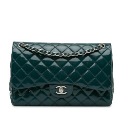 Chanel Jumbo Classic Patent Double Flap