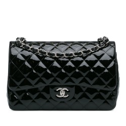 Chanel Jumbo Classic Patent Double Flap