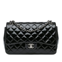 Chanel Jumbo Classic Patent Double Flap