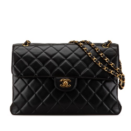 Chanel Jumbo Lambskin Double Sided Flap