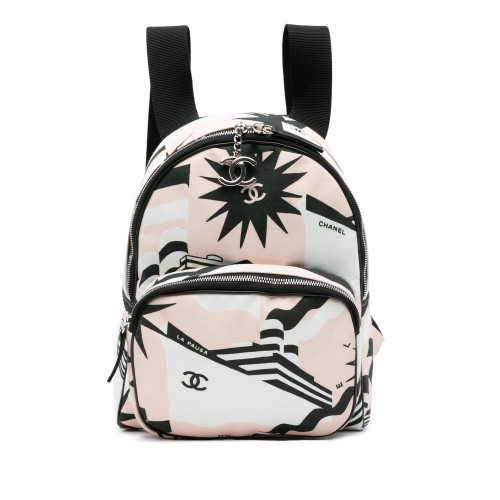 Chanel La Pausa Canvas Backpack