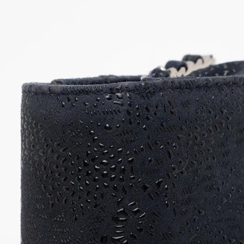 Chanel Lace Embossed Goatskin Classic Wallet on Chain