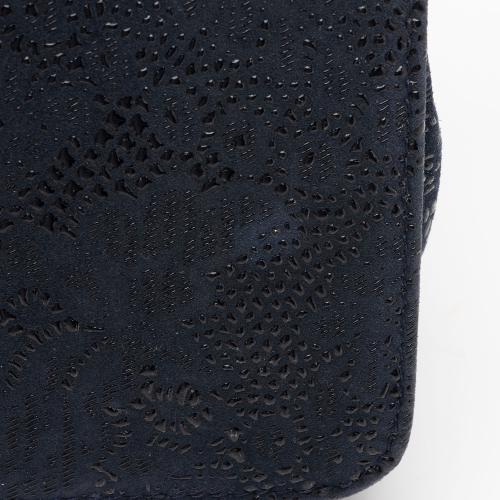 Chanel Lace Embossed Goatskin Classic Wallet on Chain